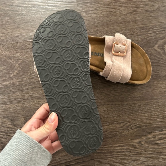 Softmoc lilac suede slide in size 9 - Picture 2 of 5